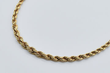 cord necklace 14 K