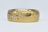Ring 18 K diamonds