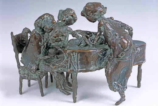 3 children at the grand piano, 2003