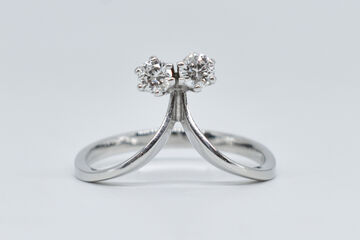 Ring 18 Kt WG Diamanten