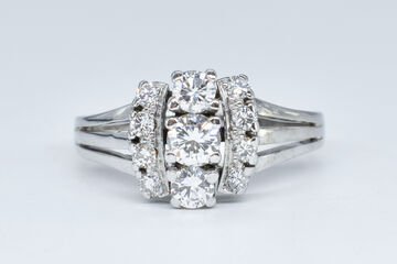 Ring 18 Kt WG Brillanten