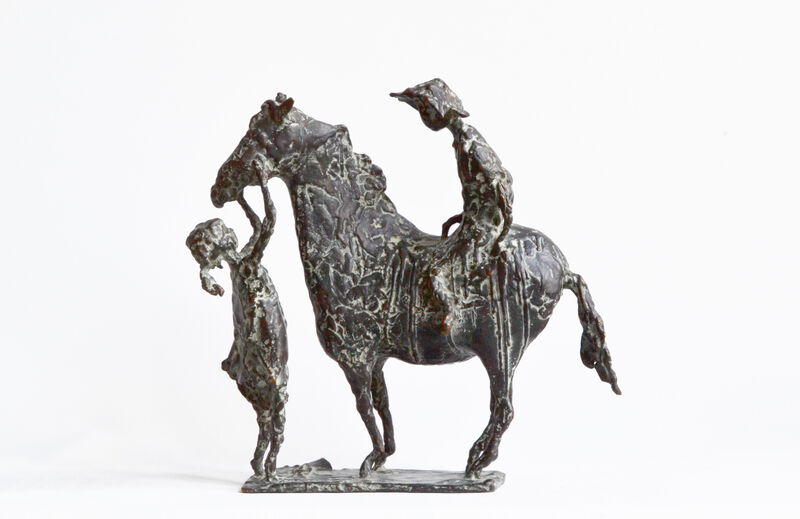 2 children with horse, 2004