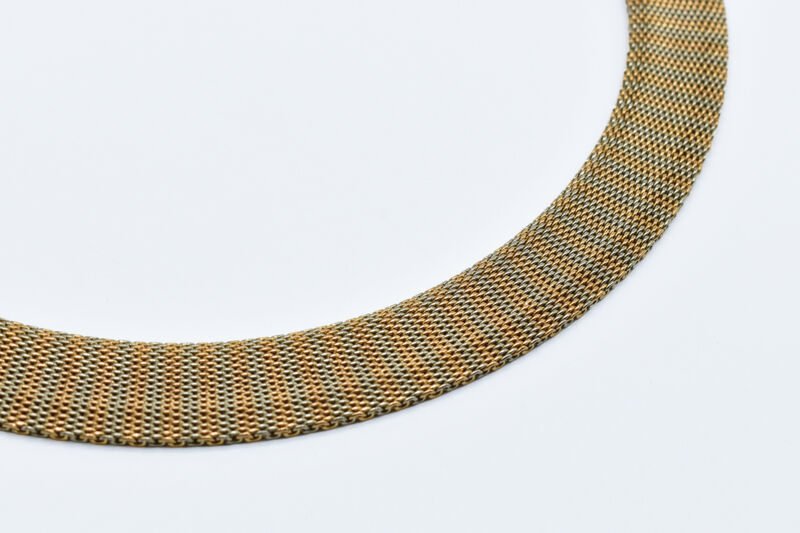 necklace 18 K tricolor