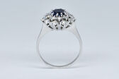 Ring 18 Kt WG Saphir 