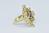 Ring 14 K Sapphire 