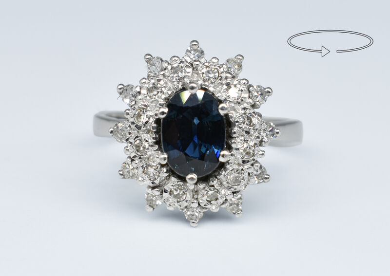 Ring 14 K Sapphire 
