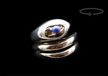Ring 18 K Lapislazuli
