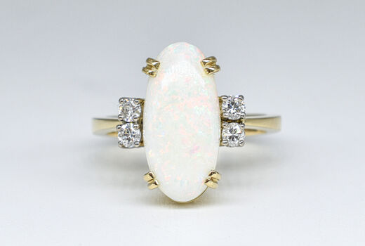 Ring 14 Kt GG Opal 