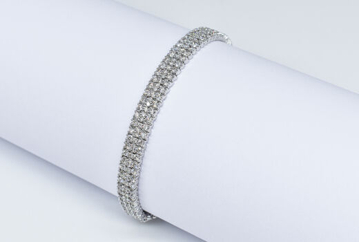 Bracelet 14 K diamonds
