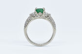 Ring Platinum Emerald 