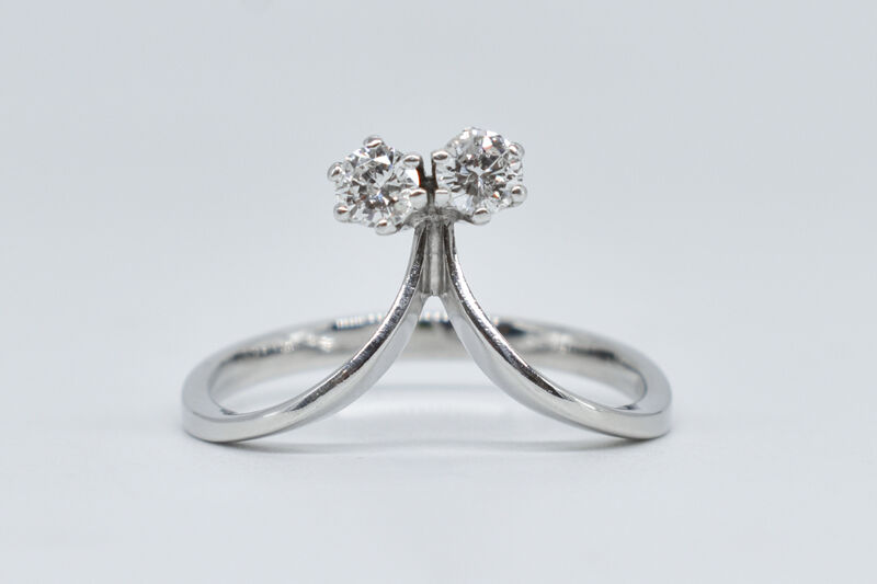 Ring 18 Kt WG Diamanten