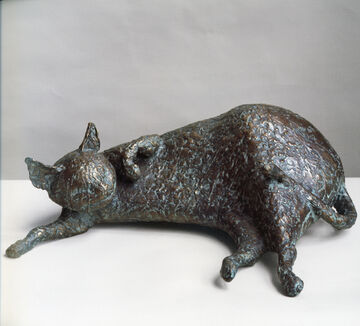 cat lying down, 2007