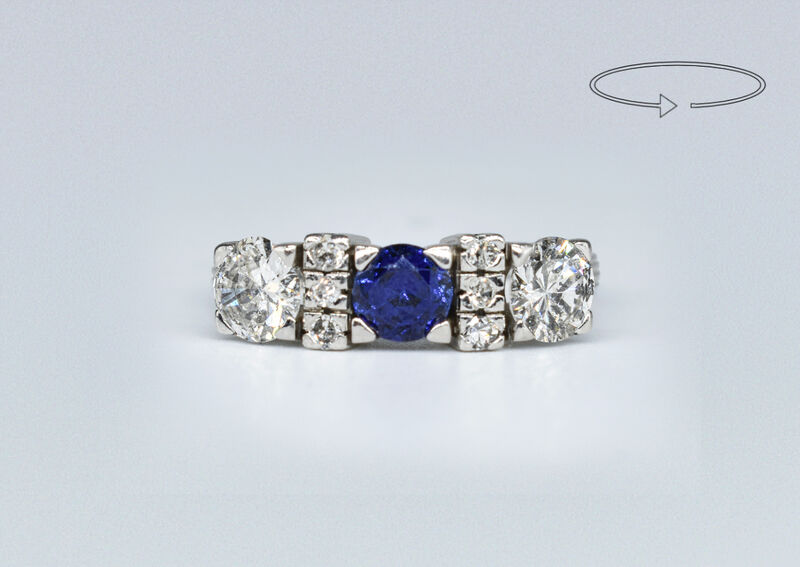 Ring 18 Kt WG Diamonds 