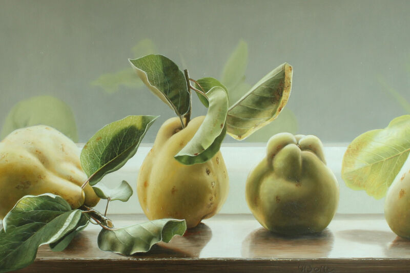 pears in backlight