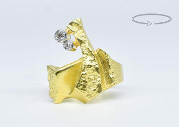 Lapponia Ring 18 Kt GG Diamanten
