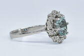 Ring 18 K Aquamarine 