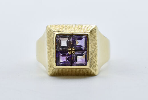 Ring 14 K Amethyst