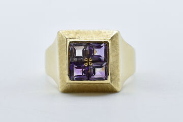 Ring 14 K Amethyst