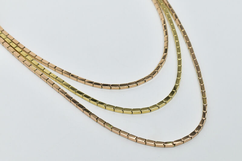 necklace 18 K bicolor