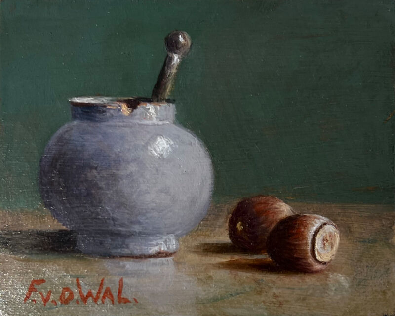 Stillleben mit Haselnüssen