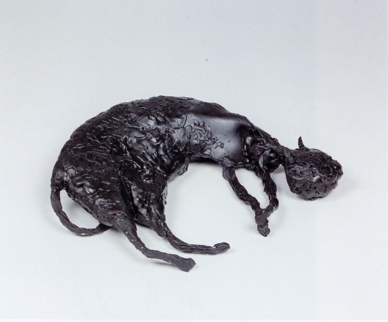 cat lying down, 1997