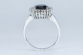 Ring 14 Kt WG Turmalin 
