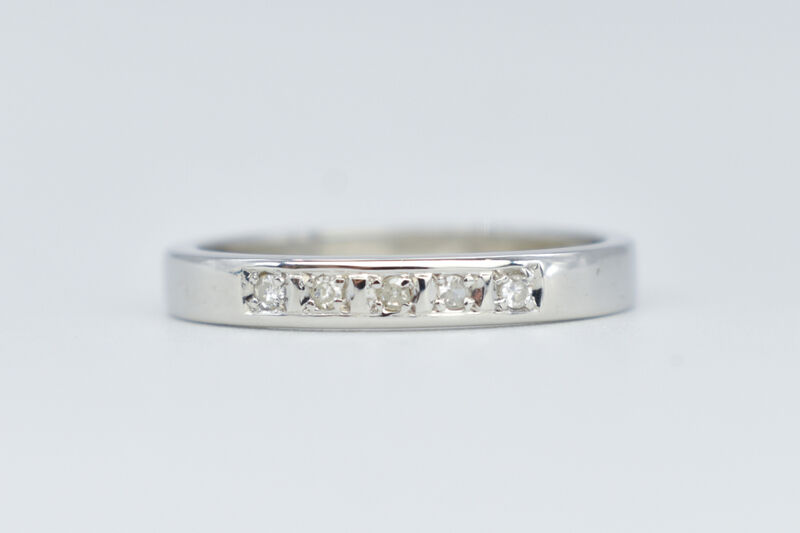 Ring 14 Kt WG Diamanten