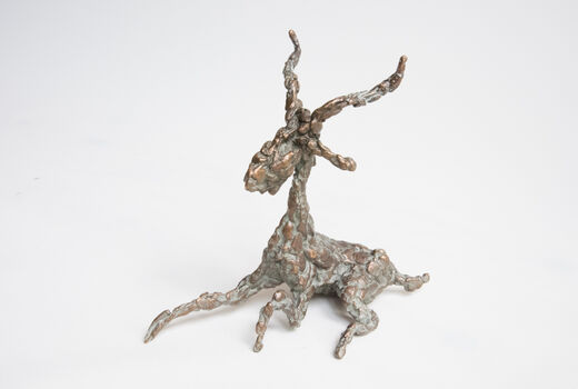 goat lying down, 2014