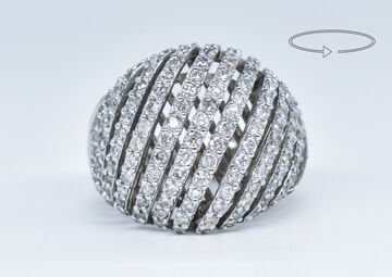 Ring 14 K diamonds