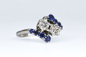 Ring 14 K diamonds 