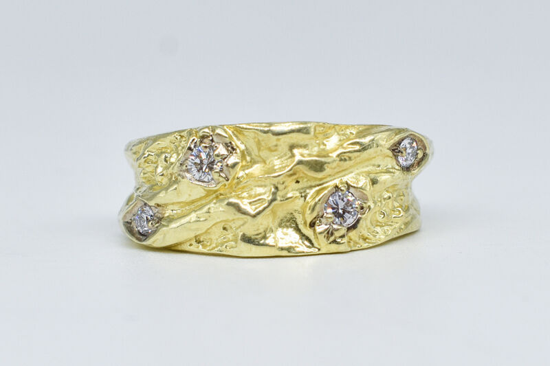 Ring 14 Kt GG Diamanten