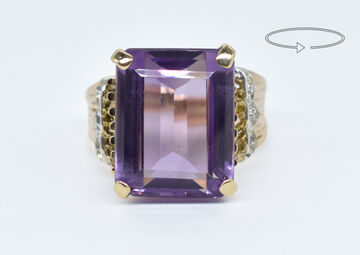 Ring 14 Kt RG Amethyst 