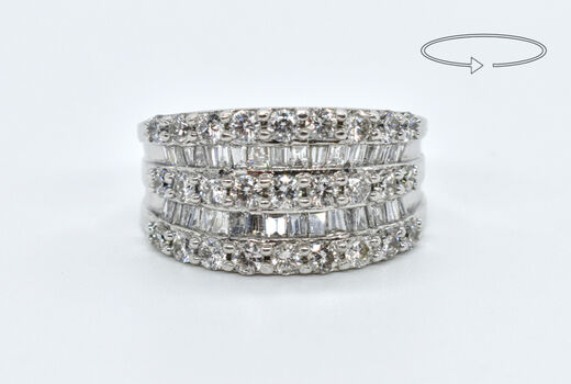 Ring 14 K diamonds