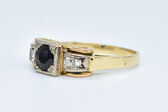 Ring 14 K Sapphire 