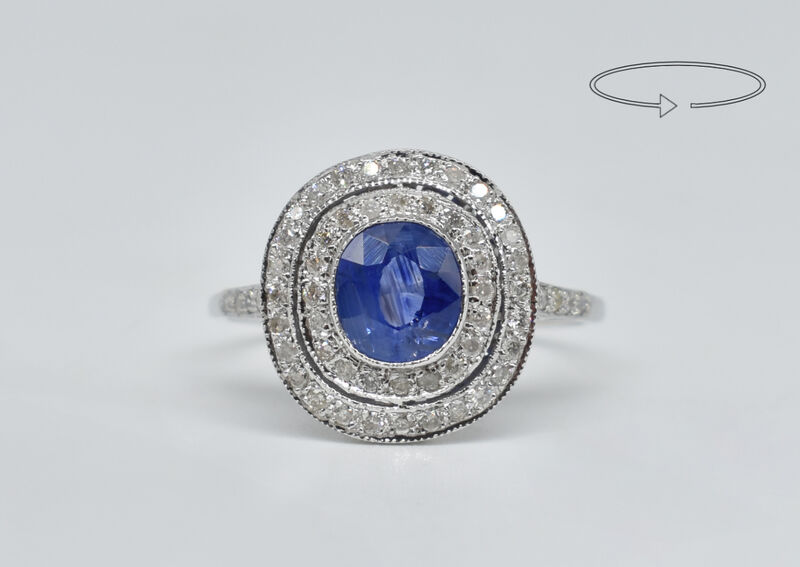 Ring 18 K Sapphire 