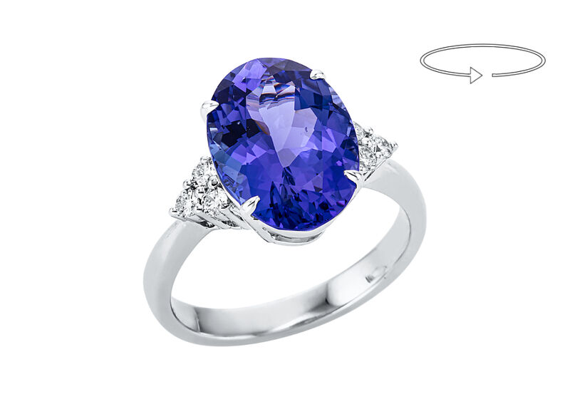 Ring 18 K Tanzanite 