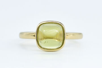 Ring 14 K Peridote