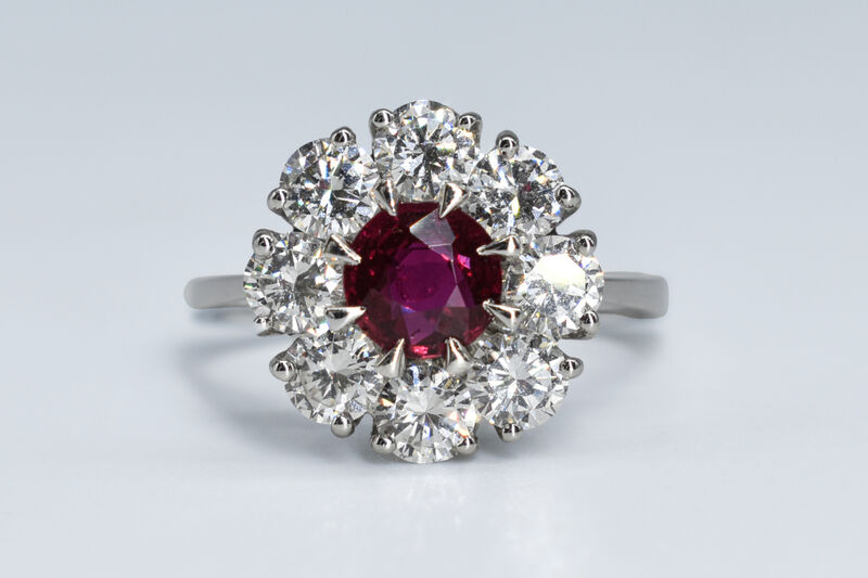 Ring 18 K Ruby 