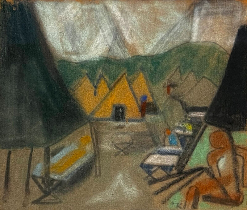 landscape, around 1920