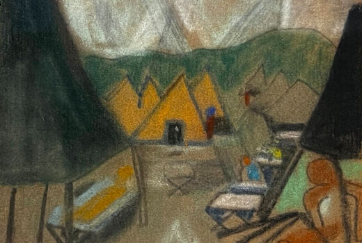 landscape, around 1920