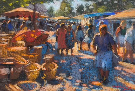The Market at Mimizan (Bordeaux), 1997