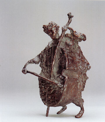 double bass player, 1996