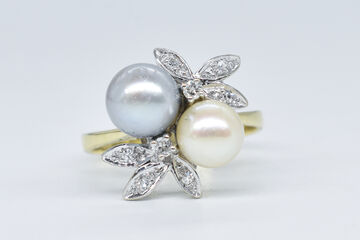 Ring 14 K Diamonds 