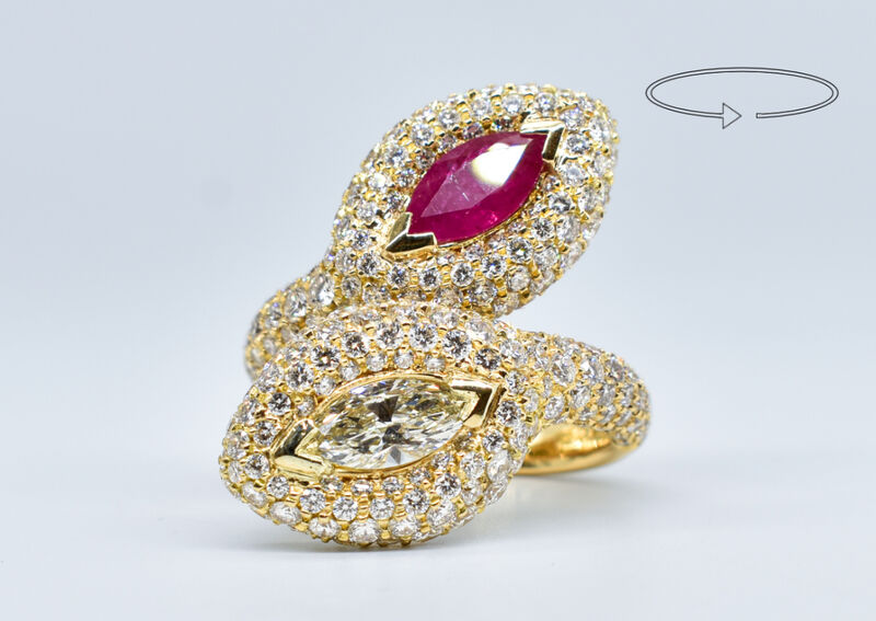 Ring 18 K Ruby 