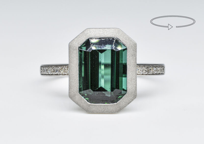 Ring 14 K Tourmaline