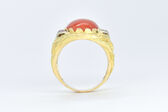 Ring 18 Kt GG Koralle 
