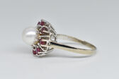 Ring 14 Kt WG Perle 