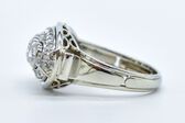Ring 14 Kt WG Diamanten