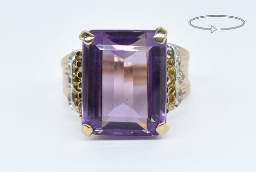 Ring 14 K Amethyst 