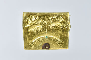 Brooch 18 K Ammonite 